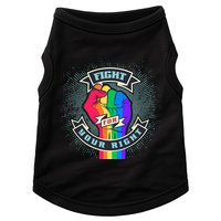 Fight For Your Right LGBT Pride Doggie Tank