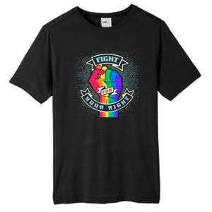 Fight For Your Right LGBT Pride Tall Fusion ChromaSoft Performance T-Shirt