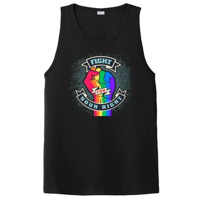 Fight For Your Right LGBT Pride PosiCharge Competitor Tank