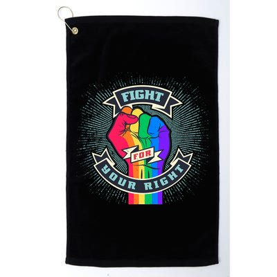 Fight For Your Right LGBT Pride Golf Towel