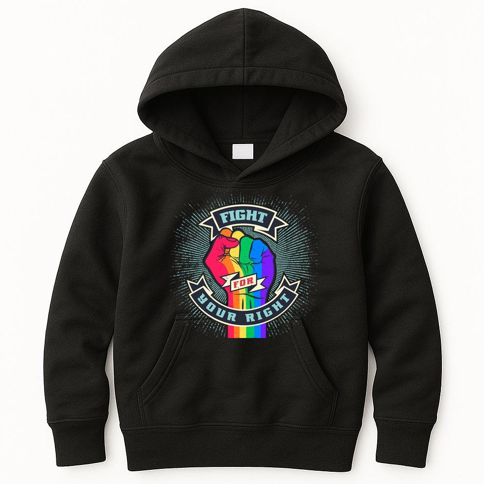 Fight For Your Right LGBT Pride Kids Hoodie