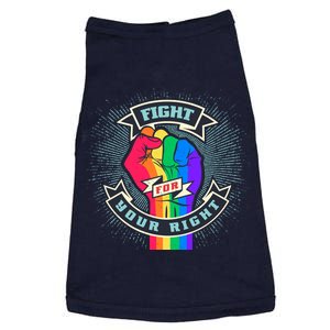 Fight For Your Right LGBT Pride Doggie Tank