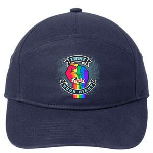 Fight For Your Right LGBT Pride 7-Panel Snapback Hat