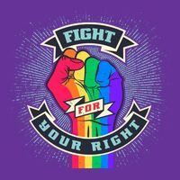 Fight For Your Right LGBT Pride Youth Performance Sprint T-Shirt