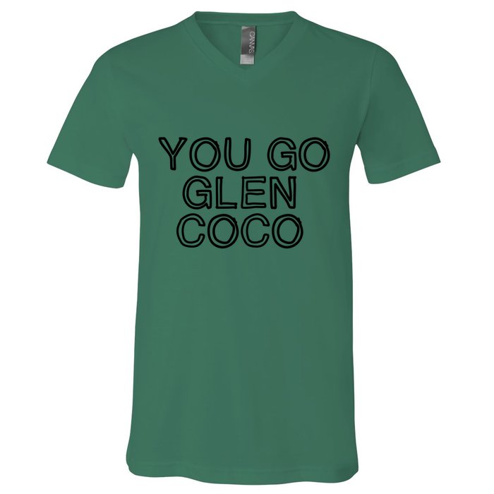 Four For You Glen Coco... V-Neck T-Shirt