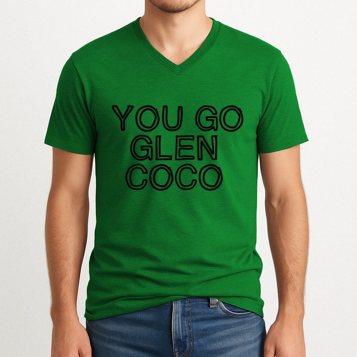 Four For You Glen Coco... V-Neck T-Shirt