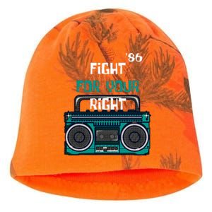 Fight For Your Right Ghetto Blaster Pop Band Musician Kati - Camo Knit Beanie