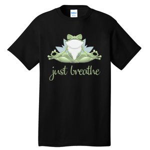 Funny Frog Yoga Meditation Tee Pilates Yoga Animals Lover Tall T-Shirt