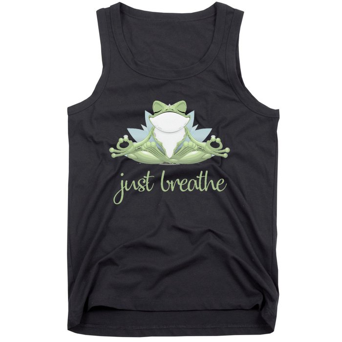 Funny Frog Yoga Meditation Tee Pilates Yoga Animals Lover Tank Top