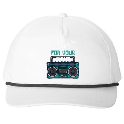 Fight For Your Right Ghetto Blaster Pop Band Snapback Five-Panel Rope Hat