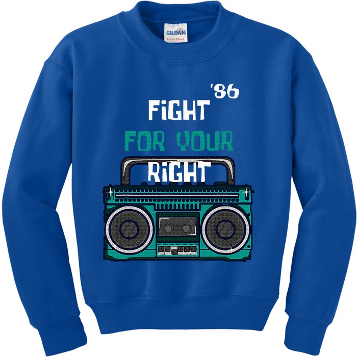 Fight For Your Right Ghetto Blaster Pop Band Kids Sweatshirt