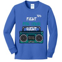 Fight For Your Right Ghetto Blaster Pop Band Kids Long Sleeve Shirt