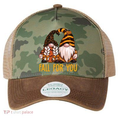 Fall For You Gnome Cute Legacy Tie Dye Trucker Hat