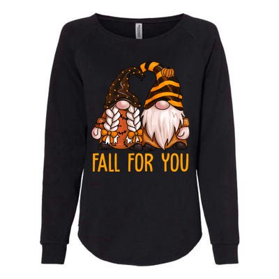 Fall For You Gnome Cute Womens California Wash Sweatshirt