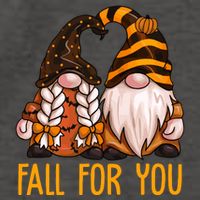 Fall For You Gnome Cute Vector Backpack