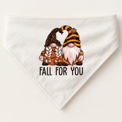 Fall For You Gnome Cute USA-Made Doggie Bandana