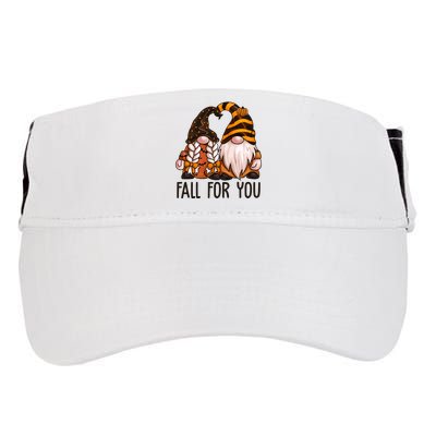 Fall For You Gnome Cute Adult Drive Performance Visor