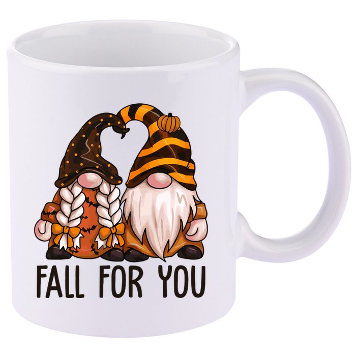 Fall For You Gnome Cute 11oz C Handle Ceramic Mug