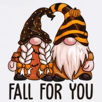 Fall For You Gnome Cute Flatbill Hat