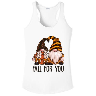 Fall For You Gnome Cute Ladies PosiCharge Competitor Racerback Tank