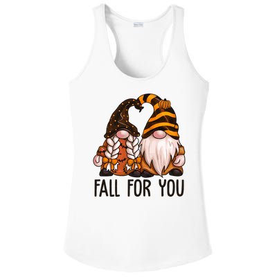 Fall For You Gnome Cute Ladies PosiCharge Competitor Racerback Tank