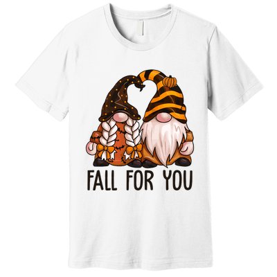 Fall For You Gnome Cute Premium T-Shirt