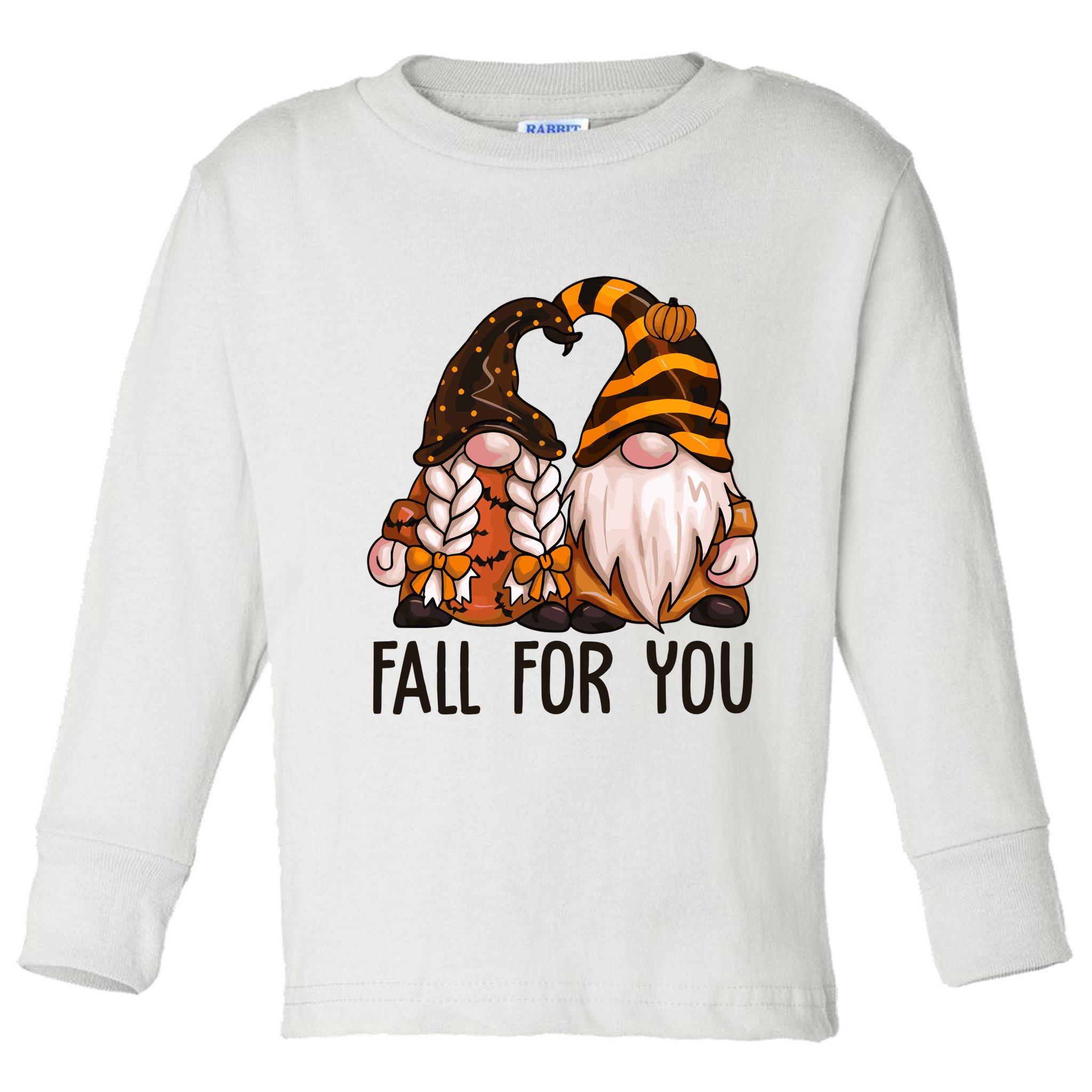 Fall For You Gnome Cute Toddler Long Sleeve Shirt