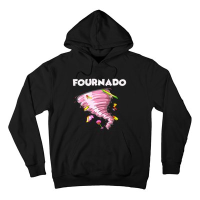 Fournado Four Year Old 4th Birthday Tornado Hoodie