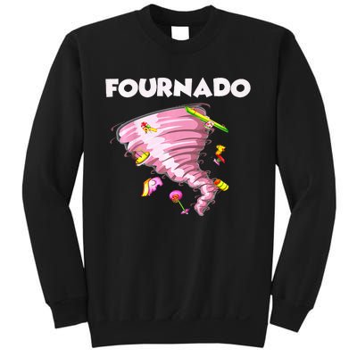 Fournado Four Year Old 4th Birthday Tornado Sweatshirt