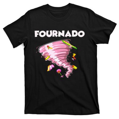 Fournado Four Year Old 4th Birthday Tornado T-Shirt