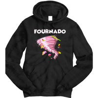 Fournado Four Year Old 4th Birthday Tornado Tie Dye Hoodie