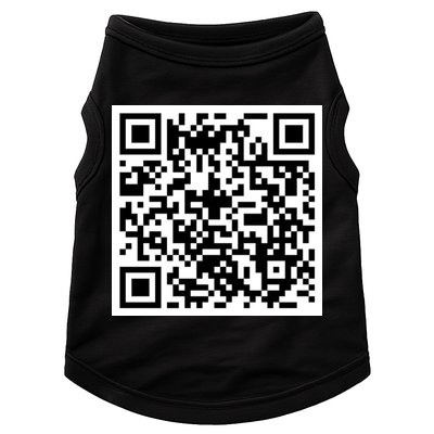 Funny F You Qr Code Design Doggie Tank
