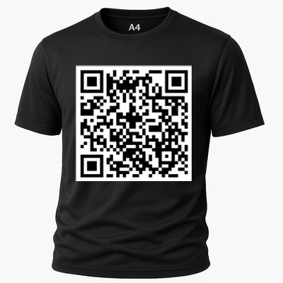 Funny F You Qr Code Design Cooling Performance Crew T-Shirt