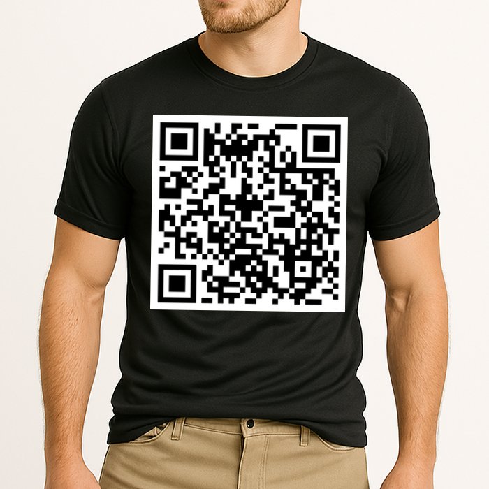 Funny F You Qr Code Design Performance Shirt