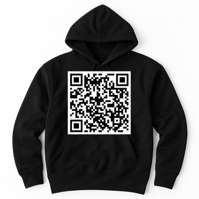 Funny F You Qr Code Design Hoodie