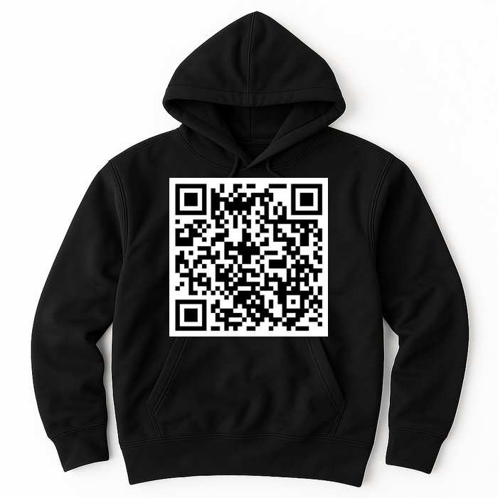 Funny F You Qr Code Design Hoodie