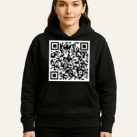 Funny F You Qr Code Design Hoodie