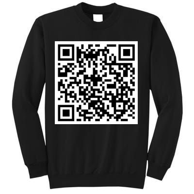 Funny F You Qr Code Design Sweatshirt