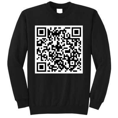 Funny F You Qr Code Design Sweatshirt