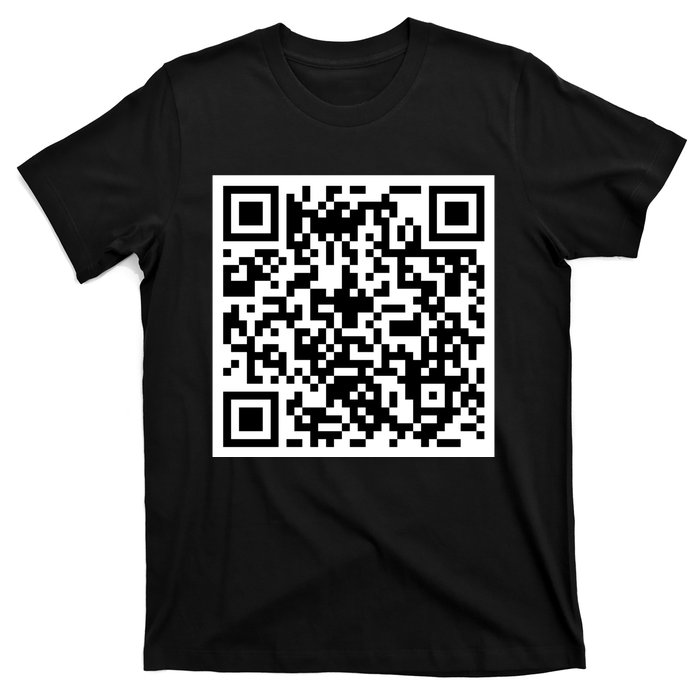 Funny F You Qr Code Design T-Shirt