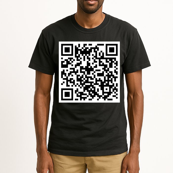 Funny F You Qr Code Design Tall T-Shirt