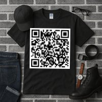 Funny F You Qr Code Design Tall T-Shirt