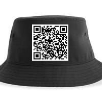Funny F You Qr Code Design Sustainable Bucket Hat