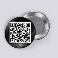 Funny F You Qr Code Design Button
