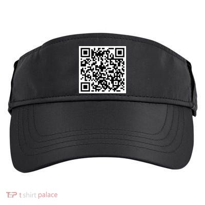 Funny F You Qr Code Design Adult Drive Performance Visor