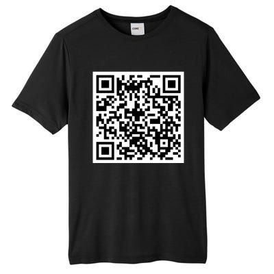 Funny F You Qr Code Design Tall Fusion ChromaSoft Performance T-Shirt