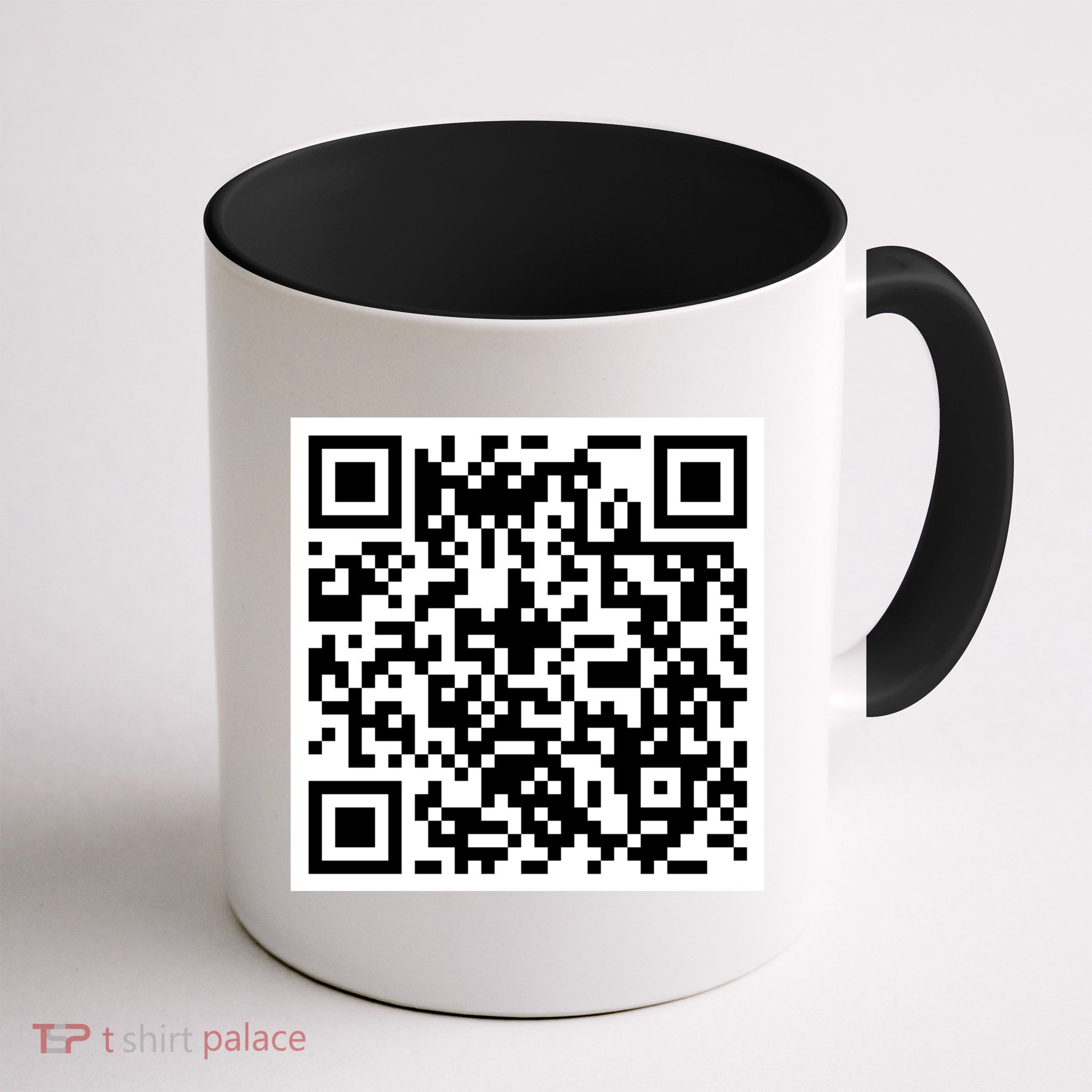 Funny F You Qr Code Design Coffee Mug