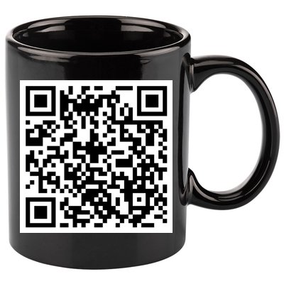 Funny F You Qr Code Design 11oz C Handle Ceramic Mug