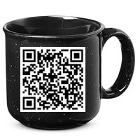 Funny F You Qr Code Design 15oz Campfire Ceramic Mug