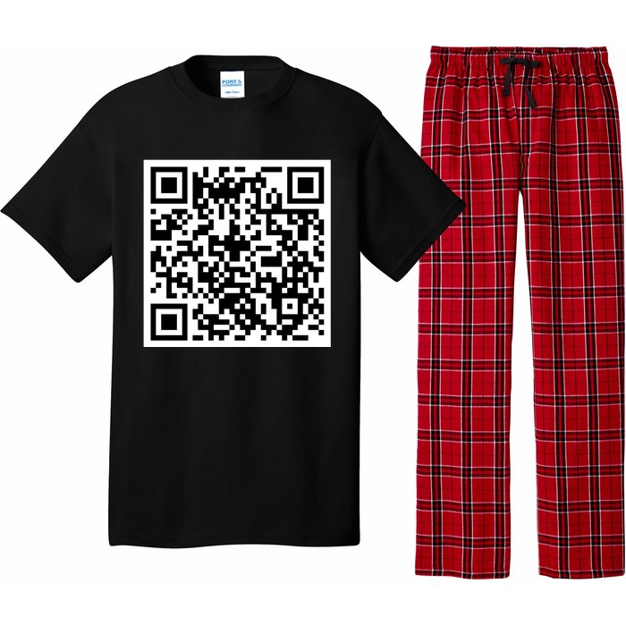 Funny F You Qr Code Design Pajama Set